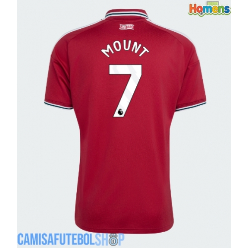 Camisa de time de futebol Manchester United Mason Mount #7 Replicas 1º Equipamento 2026-27 Manga Curta